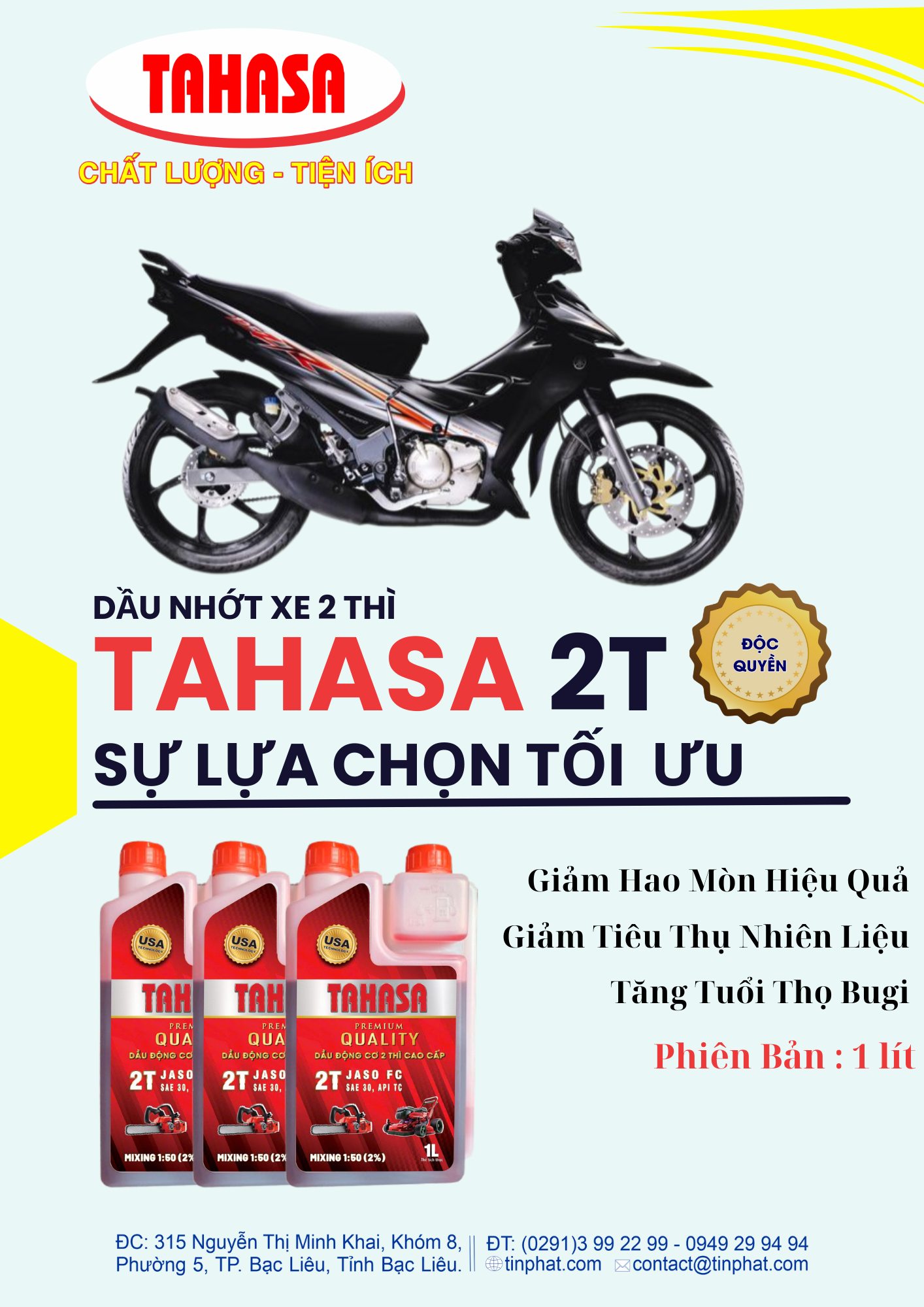 Trang 02 - Dầu Nhớt Xe Số 4T TAHASA